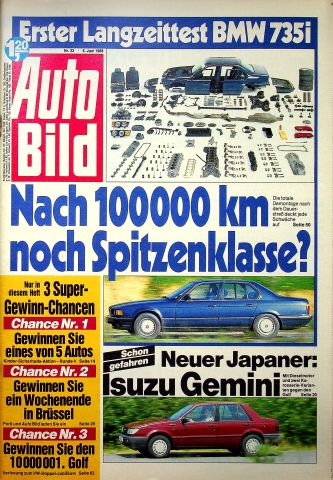 Deckblatt Auto Bild (23/1988)